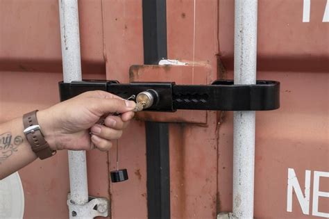 Hardened Steel Shipping Container Lock Adjustable Door Security Padlock