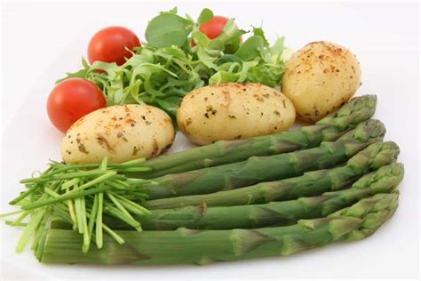 Bezplatný Obrázek Potraviny Chřest Výživy Zeleniny Salát Rajče