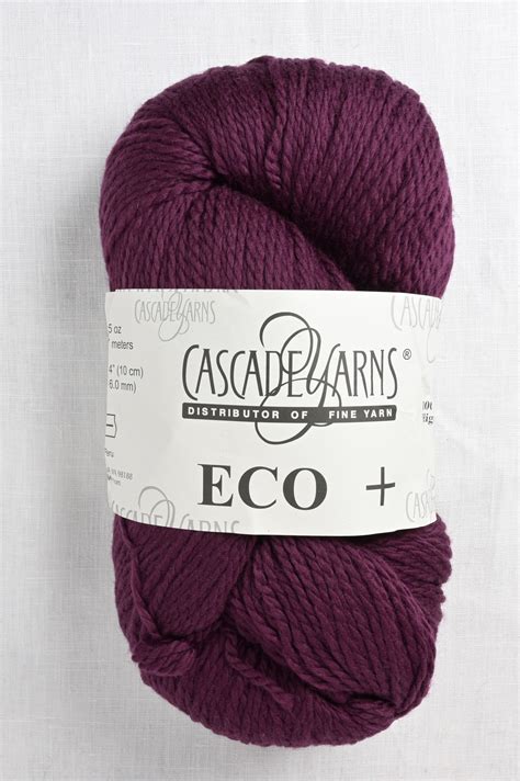 Cascade Eco Plus 3115 Boysenberry Wool And Company Fine Yarn