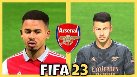 Fifa 23 Arsenal Faces And Ratings Youtube