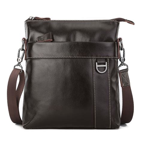 Aetoo Retro Chest Bag Casual Bag Business Mens Vertical Messenger Bag Leather Top Layer Cowhide