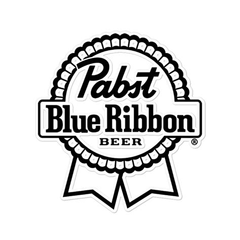 Custom Pabst Blue Ribbon Beer Sticker By Gelica Hits Artistshot