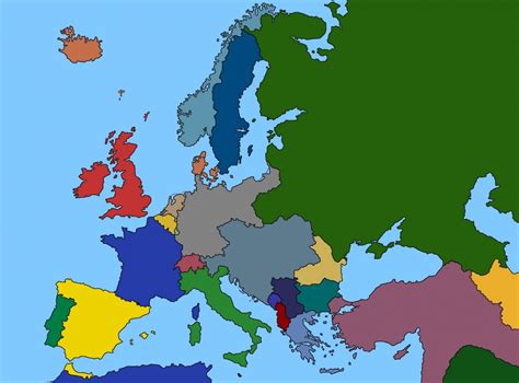 Europe Map 1914 Blank Image Blank Map Of Europe 1914 By Eric4epng