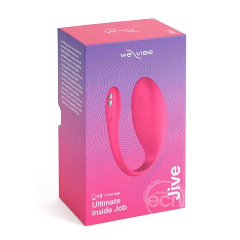 we vibe jive silicone rechargeable remote control wearable g spot vibrator pink frenzies