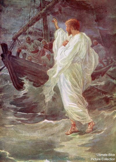 Matthew 14 Bible Pictures Jesus Walks On Water