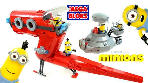 Mega Bloks Minions Movie Supervillain Jet Despicable Me Review Youtube