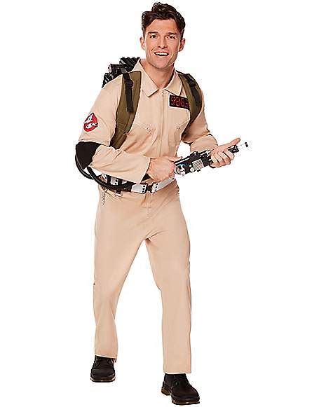 Adult Mens Ghostbusters One Piece Costume Ghostbusters Classic