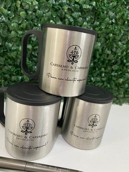 Caneca De Inox Personalizada Elo Produtos Especiais