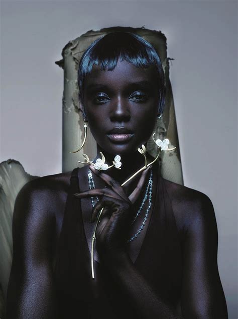 duckie thot by nick knight for british vogue april 2019 fashionotography vogue uk black