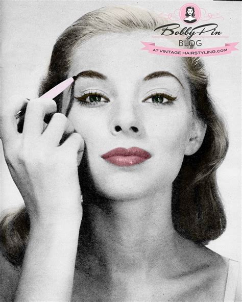 A Lesson In 1950s Eyebrows From 1000 Hints Beauty Magazine Hair And