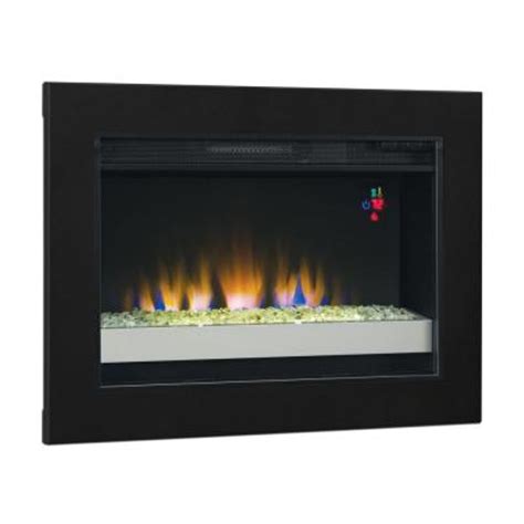 This indoor built in electric fireplace insert is completely vent free and perfect for any modern or traditional home. 30.75 in. Contemporary Electric Fireplace Insert-75867-BB ...