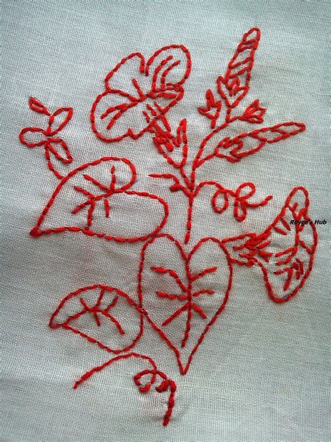 This includes a four inch embroidery hoop, fabric, a tracing pattern, embroidery floss, a needle markot art embroidery. Royce's Hub: Basic Embroidery Stitches : Back Stitch in ...