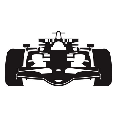 Formula One Racing Car Silhouette Transparent Png And Svg Vector File