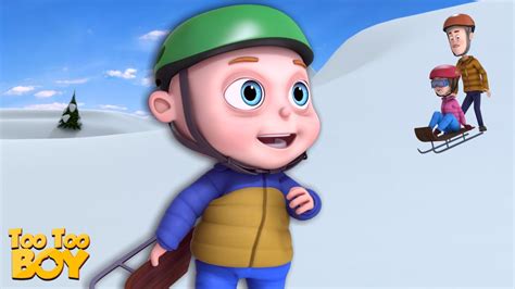 Sledge Ride Episode Too Too Boy Cartoon Animation For Children