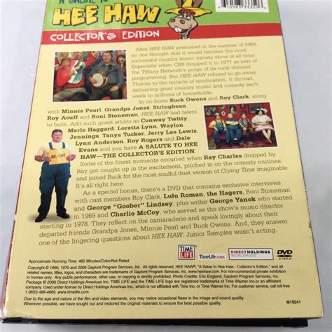 A Salute To Hee Haw Dvd 2007 5 Disc Set Time Life 610583333596 Ebay