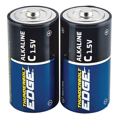 C Alkaline Batteries 4 Pk