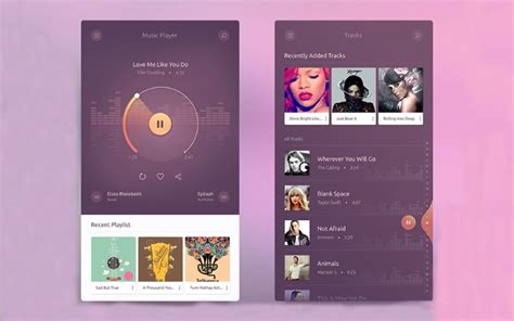 18 Music App Designs For Mobile Devices