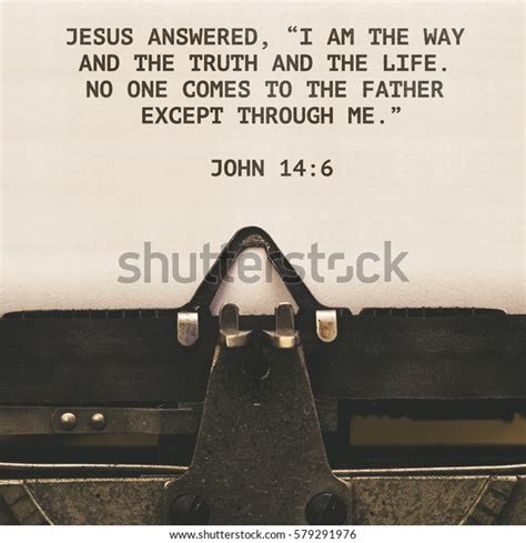 John 146 Bible Quote On Paper Stock Photo 579291976 Shutterstock