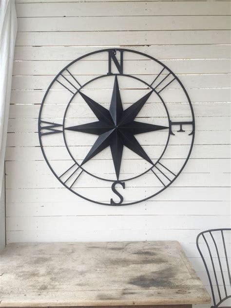 Maybe you would like to learn more about one of these? Metal Compass ,Nautical Wall Art, Nautical Decor, Metal ...