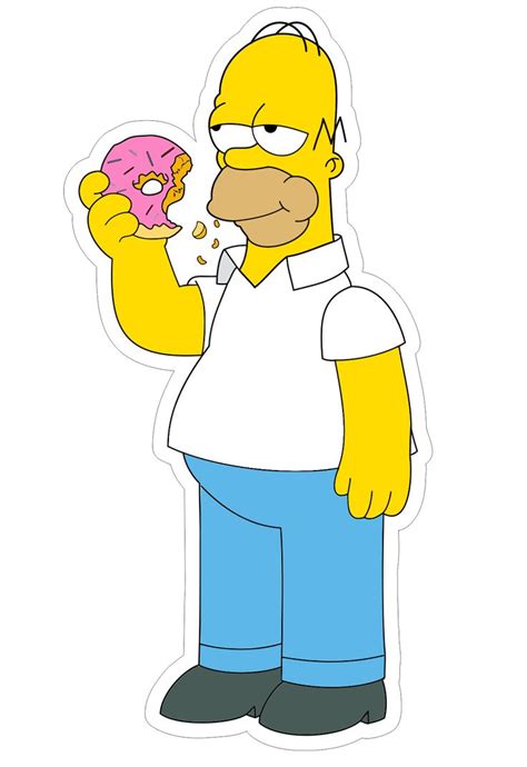 Homer Vector Free Sticker By Billybobfm Simpsons Homer Sticker