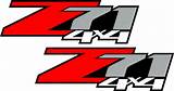 Images of 4x4 Z71 Stickers