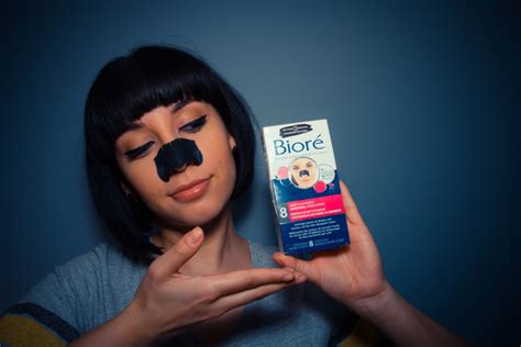 Lets Talk BiorÉ Charcoal Pore Strips The Girl With Bangs