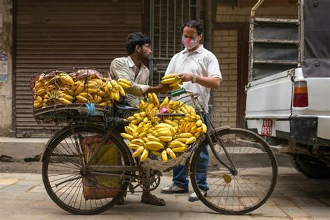 Unidentified Banana Seller On The Streets Of Kathmandu Nepal Editorial Photo Image Of Person