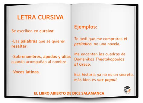 El Libro Abierto De Dice 195 Letra Cursiva Dice Salamanca