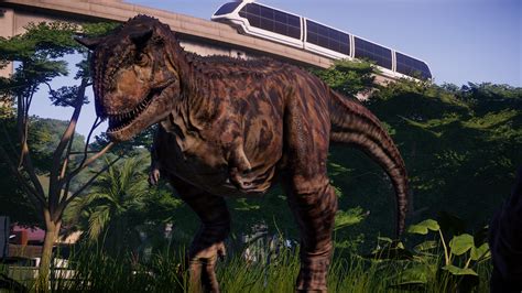 Fallen Kingdom Carnotaurus Model At Jurassic World