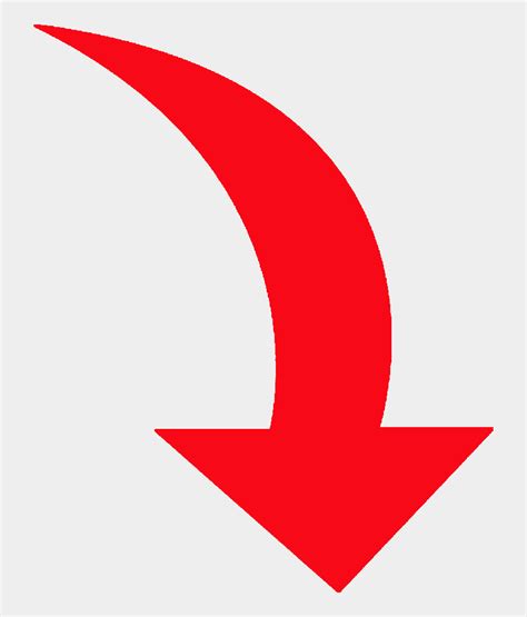 10 Curved Arrow Clipart Preview Red Curved Arrow Hdclipartall Images
