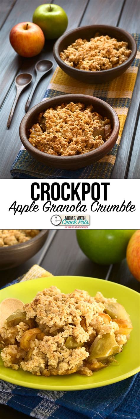 crockpot apple granola crumble recipe recipes crock pot desserts crumble recipe