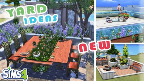The Sims 4 Yard Ideas New ‼⁉ No Cc Youtube