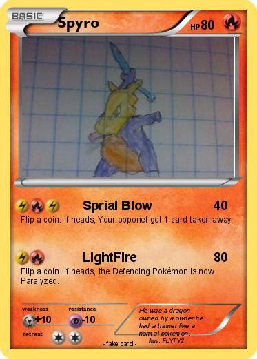 Pokémon Spyro 1142 1142 Sprial Blow My Pokemon Card