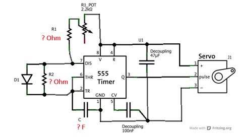 Servo Tester By 555 Timer Current Projects Electronics Circuit