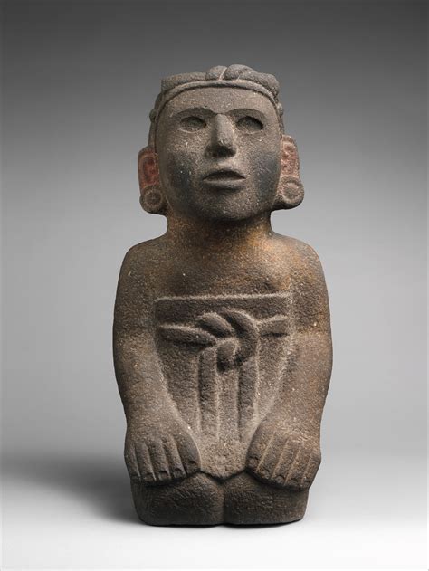 Kneeling Female Figure Aztec The Metropolitan Museum Of Art