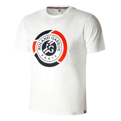 Download the roland garros logo for free in png or eps vector formats. buy Roland Garros Big Logo T-Shirt Men - White, Dark Blue ...