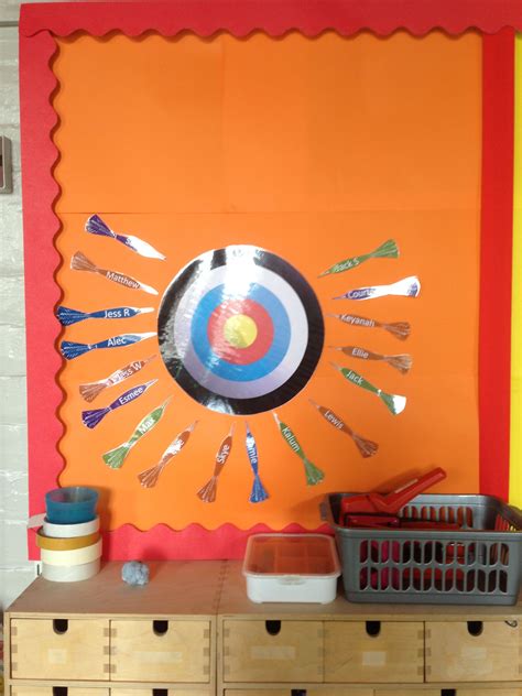 Target Board Teaching Displays Classroom Inspiration School Displays