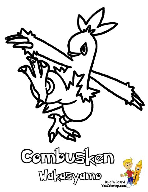 Mega Blaziken Coloring Pages Coloring Home