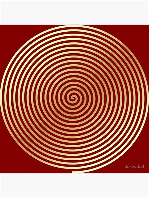 Hypnosis Look Into My Eyes Trippy Visual Illusion Gold On Maroon