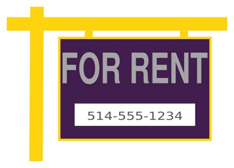 For Rent Clip Art At Vector Clip Art Online Royalty Free