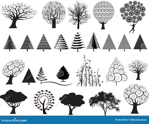 Tree Illustrations Stock Vector Image Of Different Nature 4664458