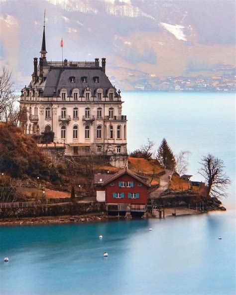 Iseltwald Castle Lake Brienz Switzerland Sennarelax Viagens