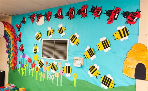 Bug Wall In 2021 Insect Crafts Bug Wall Elementary School Classroom