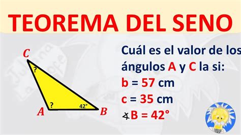 ⚠️ Cómo Calcular Dos ángulos De Un Triángulo Conociendo Dos Lados Y Un ángulo Juliana La Profe