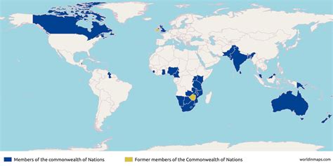Commonwealth of Nations - World in maps