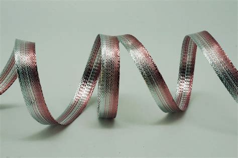Professional Narrow Ombre Metallic Ribbon Manufacturer King Young