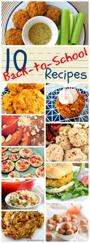 10 Back To School Recipes