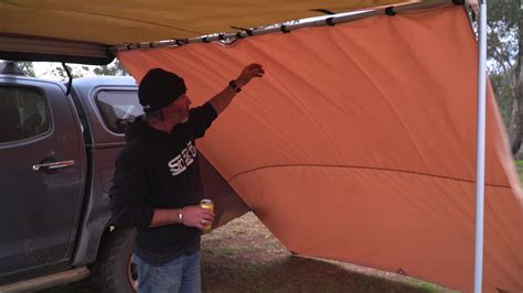 Adventure Kings Awning Wall Double Your Undercover Area At Camp Youtube