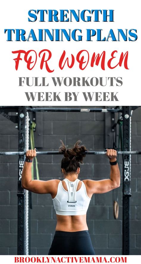 Strength Training Plans For Women Week By Week Workouts Strength