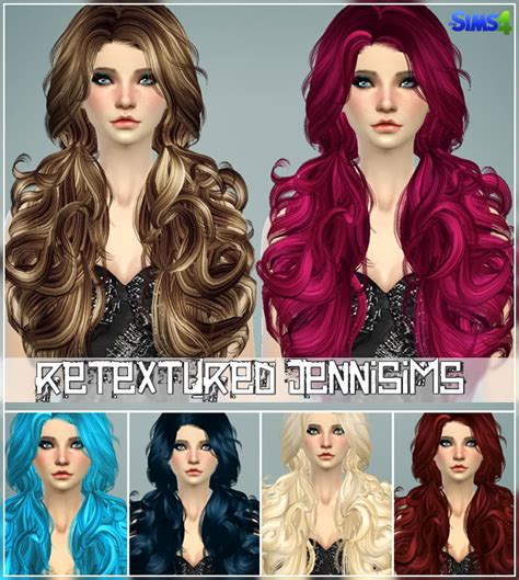 Elasims Hairs Converted Retexture At Jenni Sims Sims 4 Updates